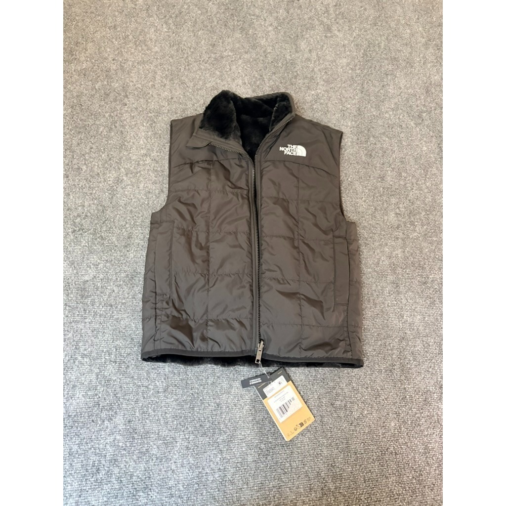 Nwt The North Face Reversible Shasta Vest Quilted Black Girls Size S (7/8)